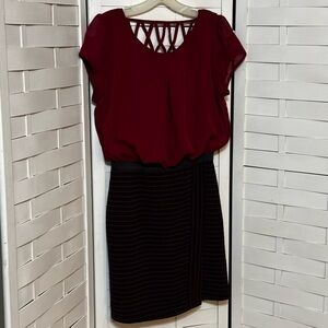 Speechless Formal Faux-Two-Piece Dress